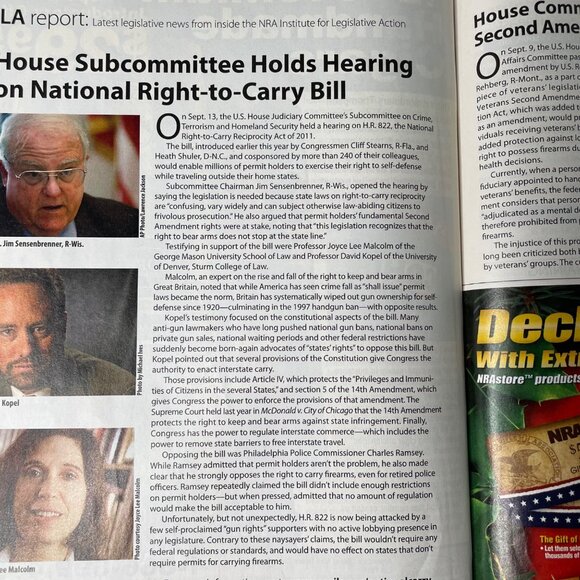 American Rifleman NRA Magazine December 2011 Vol 159 No 12 u National Rifle Asso - Picture 8 of 12